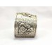 Handmade Cuff Bracelet 925 Sterling Silver Hand Engraved Tibetan Design Bangle E